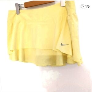 Nike Women's Bright Yellow Mini Skort